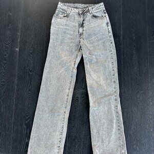 ZARA Wide Leg, High-Waist Denim_Size 28